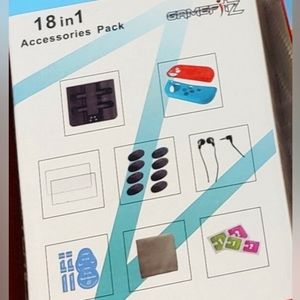 Nintendo Switch 18 piece accessory pack.